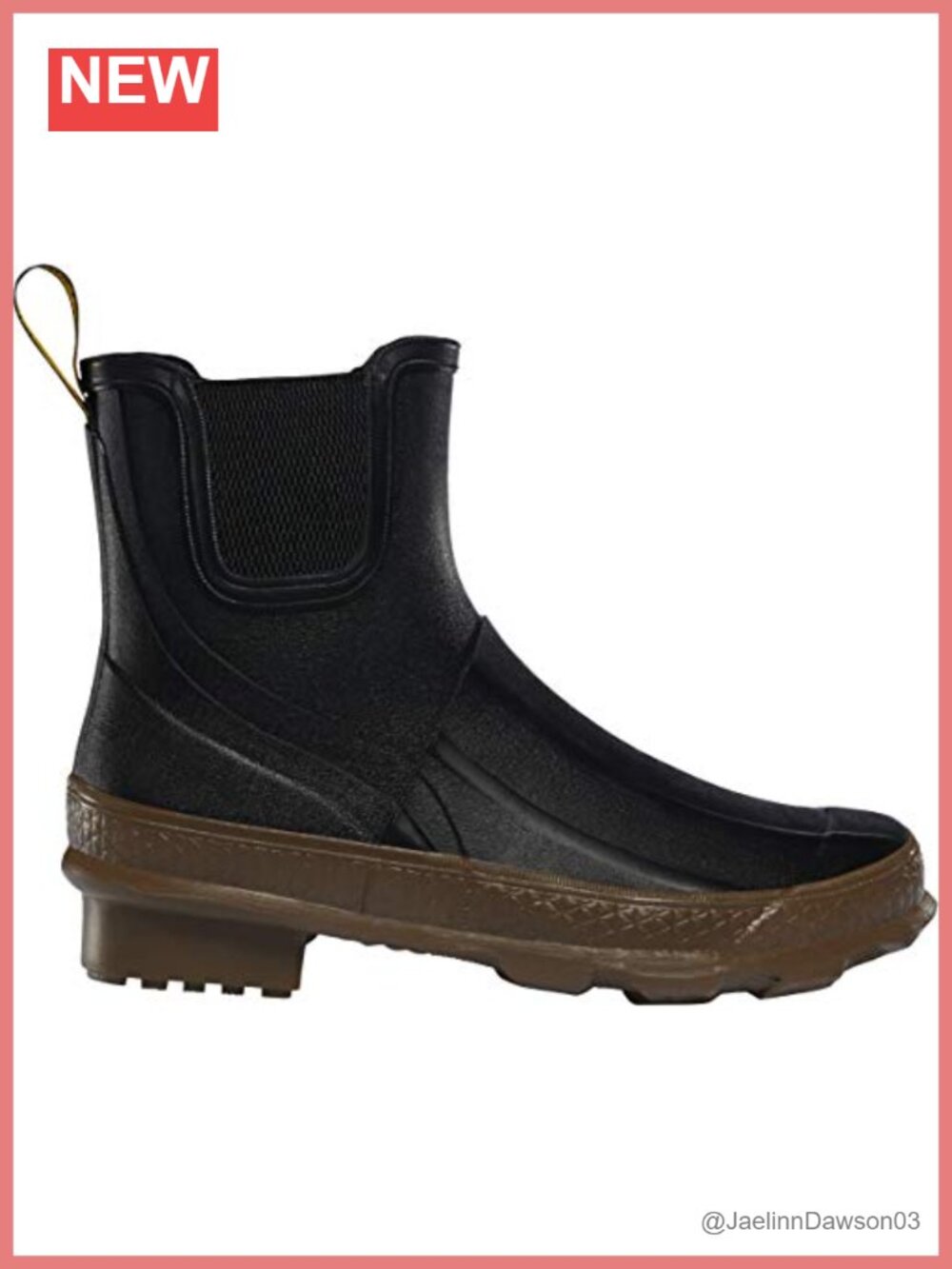 Waterproof Rubber Chelsea Ankle Boots Durable Work Boots
